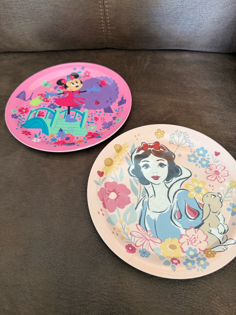 2021/2023 Disney EPCOT Flower & Garden Festival Plate SNOW WHITE/ MINNIE MOUSE